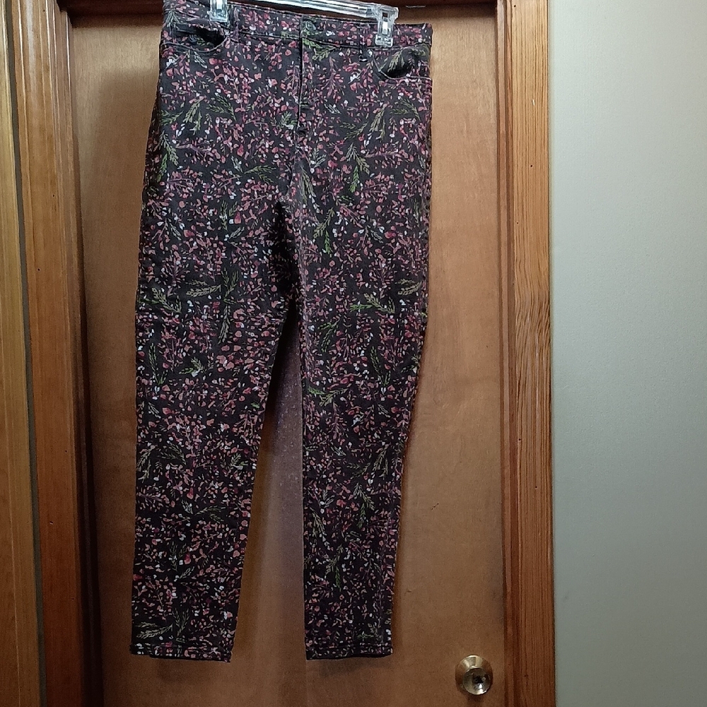 Women's casual Fall Print Straight Leg Pants